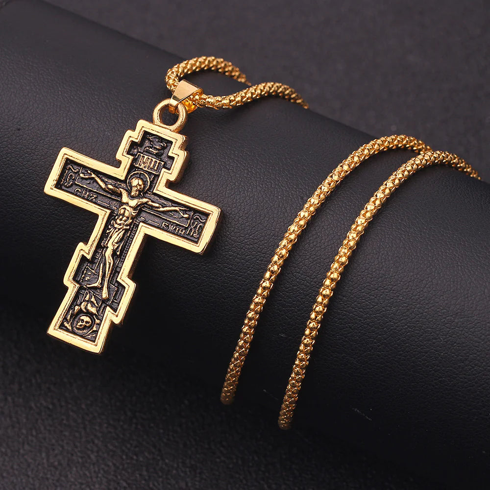 Jesus Cross Pendant Necklace — Faith, Timelessly Worn