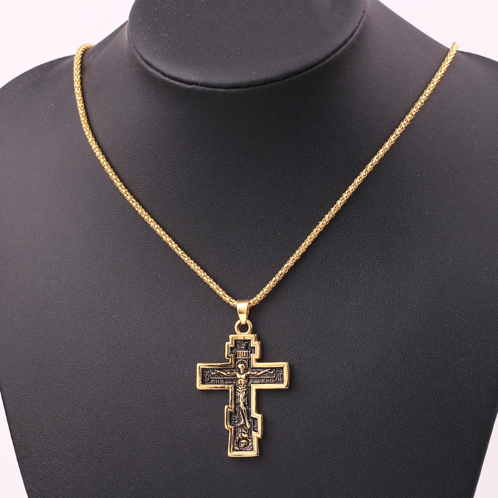 Jesus Cross Pendant Necklace — Faith, Timelessly Worn