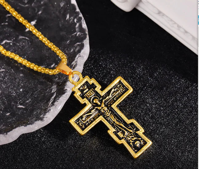 Jesus Cross Pendant Necklace — Faith, Timelessly Worn